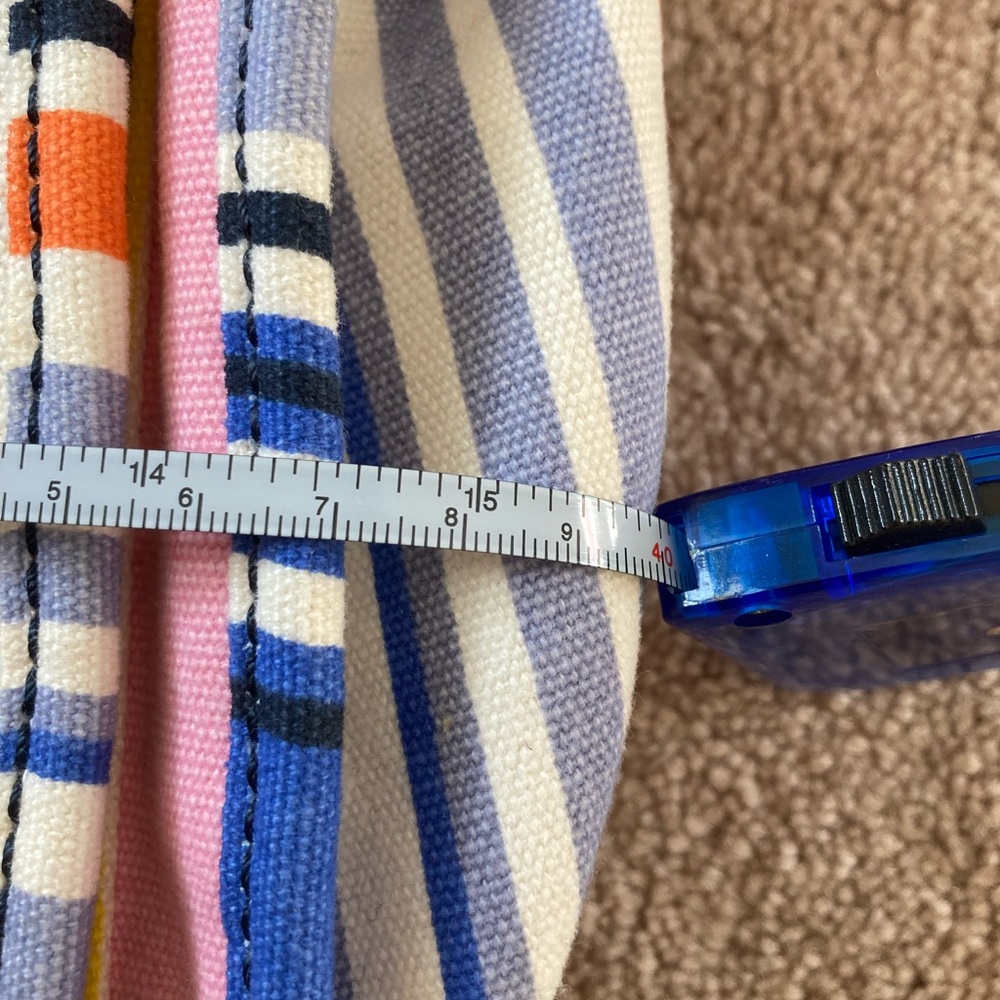 Like New Juicy Couture, Messenger Carrying Bag Purse, Rainbow Stripe - Picture 11 of 11